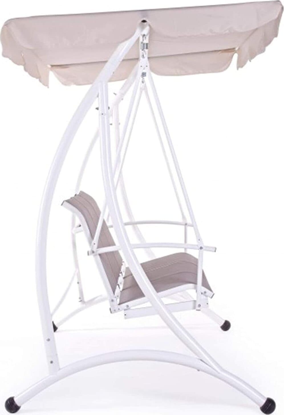 Dondolo 3 Posti per Giardino E Veranda Seduta in Texilene Con Tettuccio Giardino e giardinaggio/Arredamento da giardino e accessori/Dondoli coperti Decor Space - Altamura, Commerciovirtuoso.it