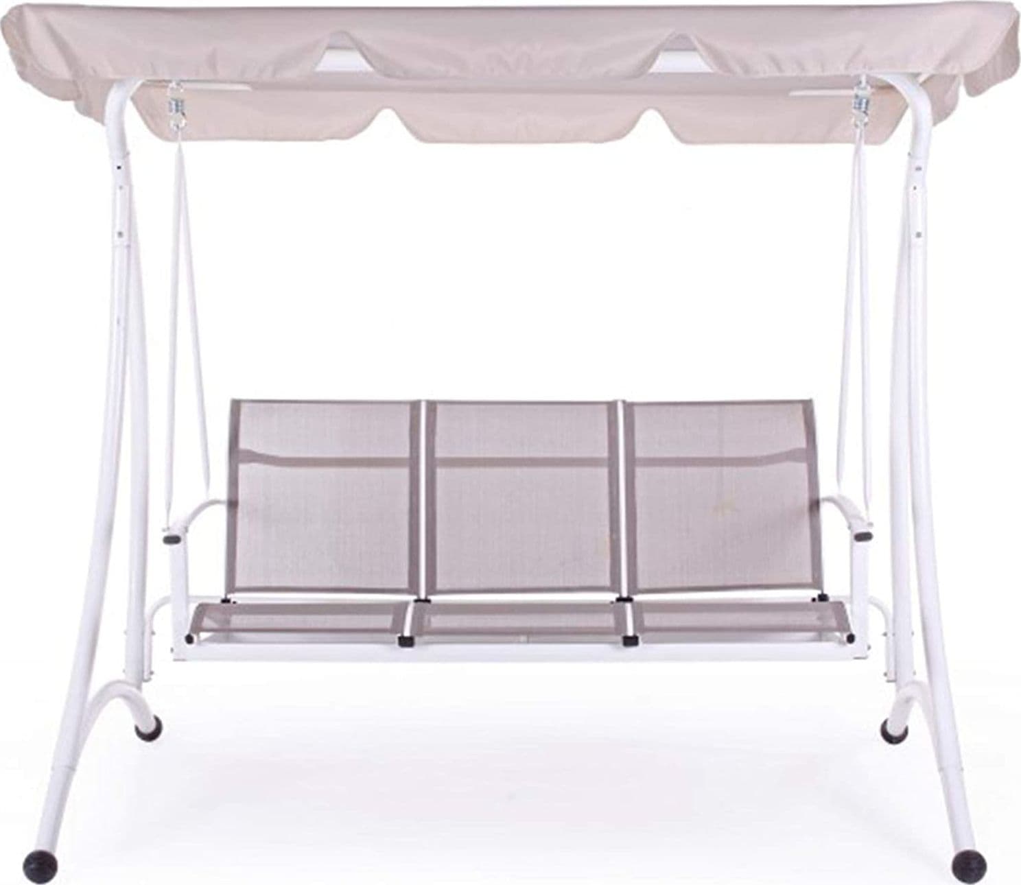 Dondolo 3 Posti per Giardino E Veranda Seduta in Texilene Con Tettuccio Giardino e giardinaggio/Arredamento da giardino e accessori/Dondoli coperti Decor Space - Altamura, Commerciovirtuoso.it