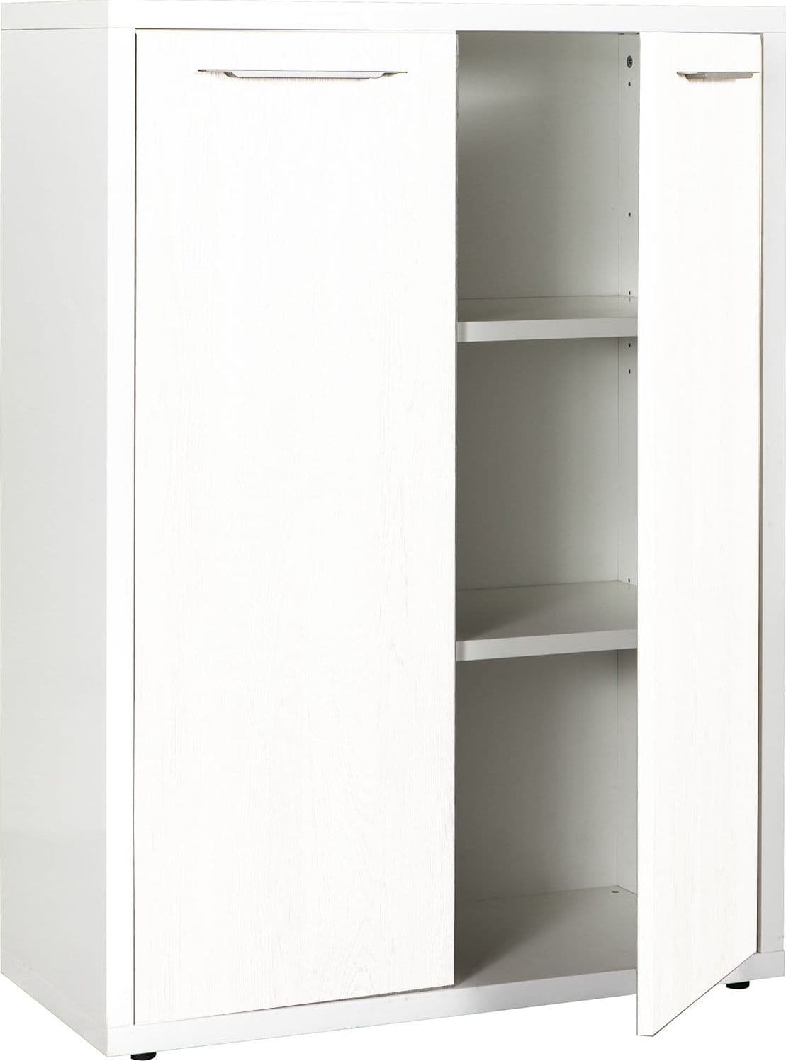 Libreria Bassa con 2 ante in legno da ufficio e cameretta arredamento "Made in Italy" in Librerie Decor Space - Altamura, commercioVirtuoso.it