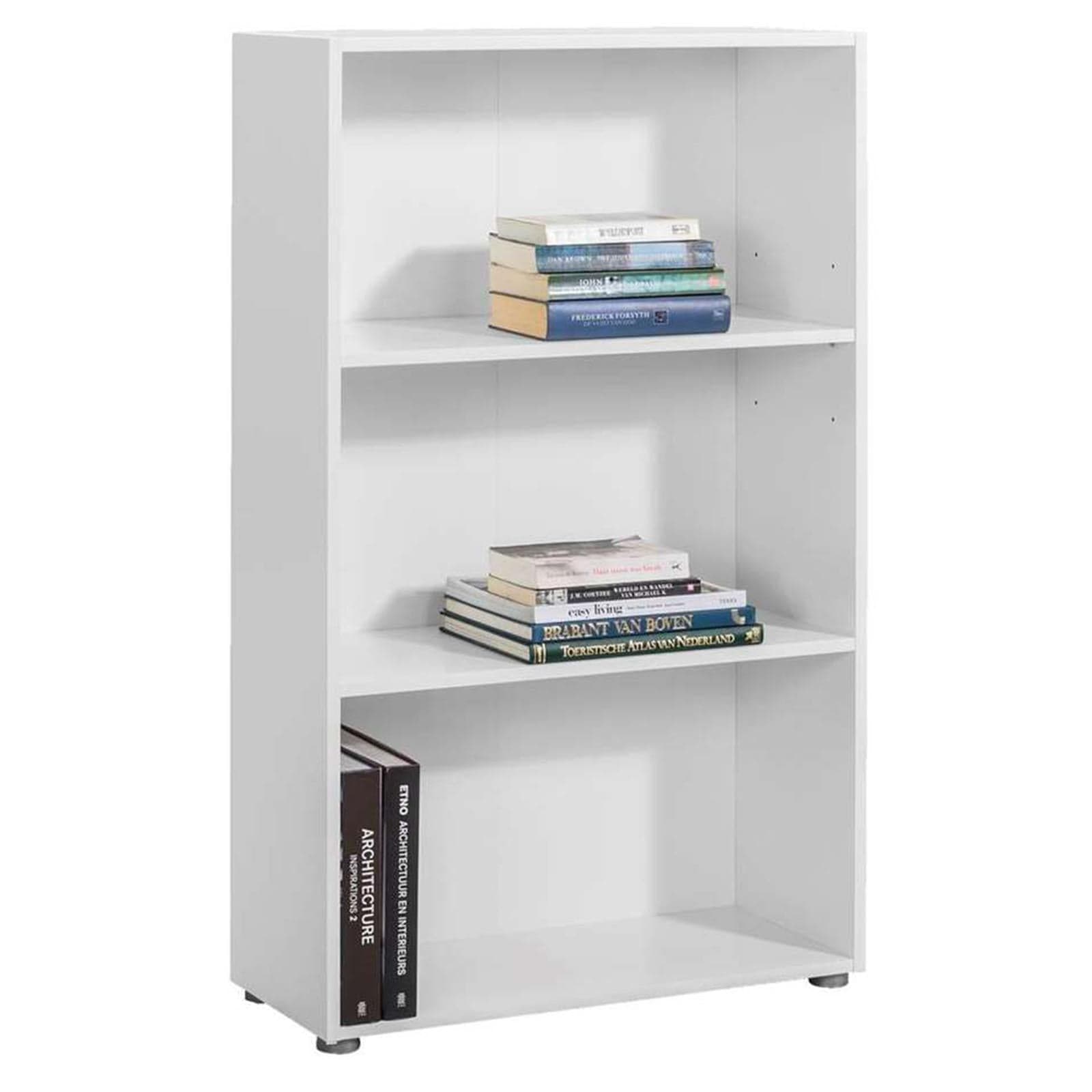 Libreria Bassa in legno da ufficio e cameretta arredamento interno h 119 cm "Made in Italy" in Librerie Decor Space - Altamura, commercioVirtuoso.it