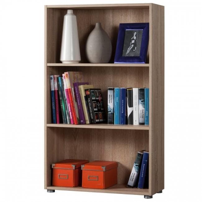 Libreria Bassa in legno da ufficio e cameretta arredamento interno h 119 cm "Made in Italy" in Librerie Decor Space - Altamura, commercioVirtuoso.it