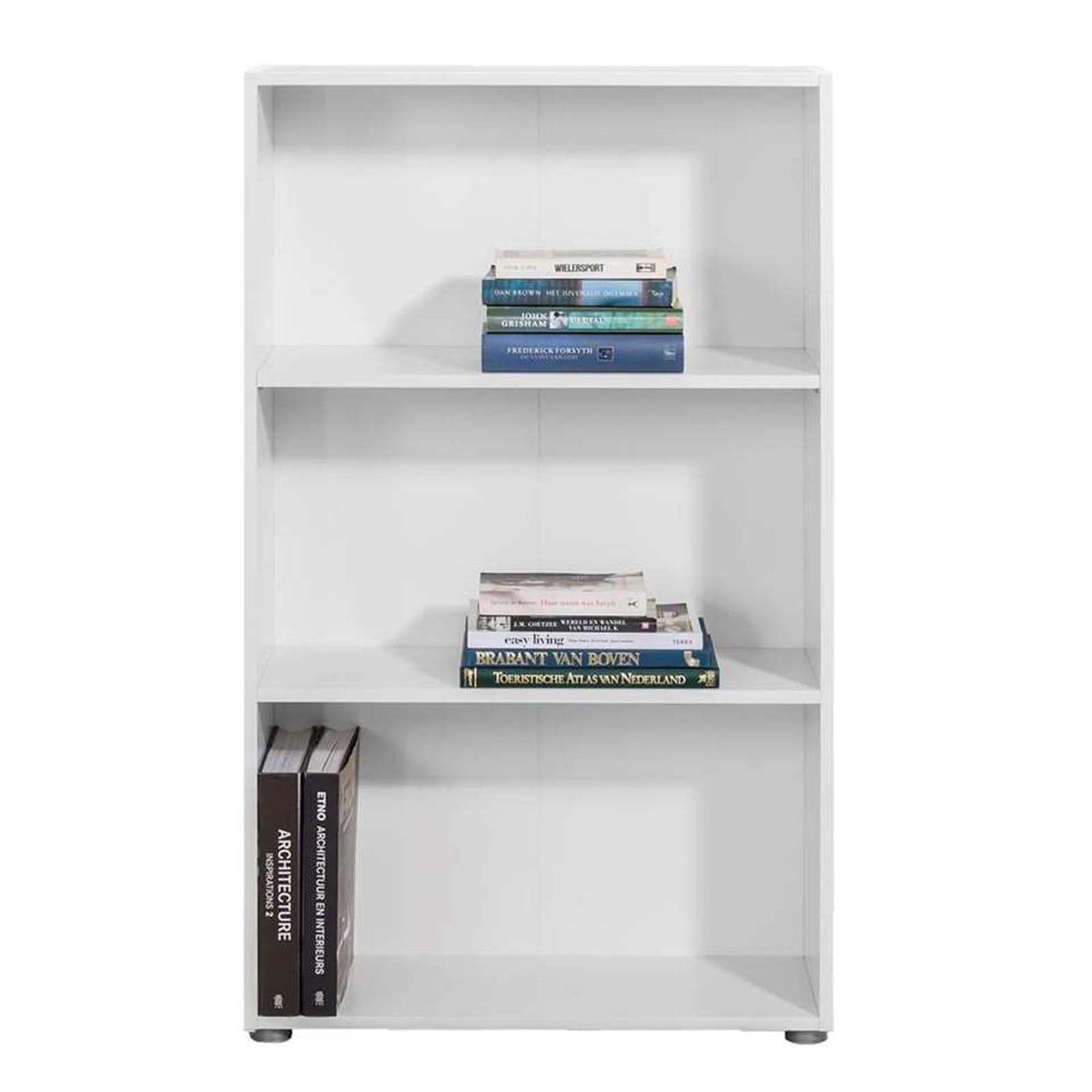 Libreria Bassa in legno da ufficio e cameretta arredamento interno h 119 cm "Made in Italy" in Librerie Decor Space - Altamura, commercioVirtuoso.it