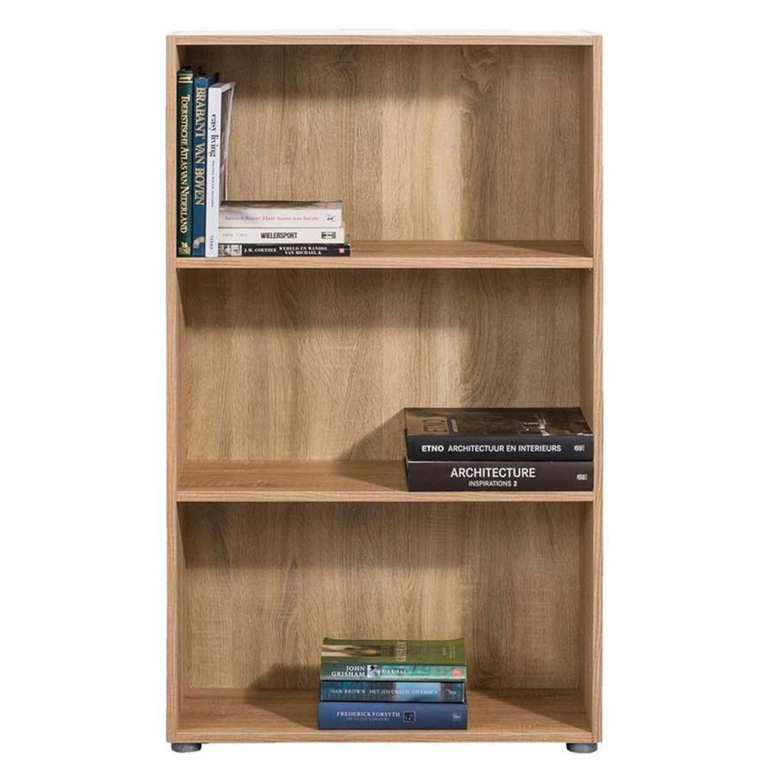 Libreria Bassa in legno da ufficio e cameretta arredamento interno h 119 cm "Made in Italy" in Librerie Decor Space - Altamura, commercioVirtuoso.it
