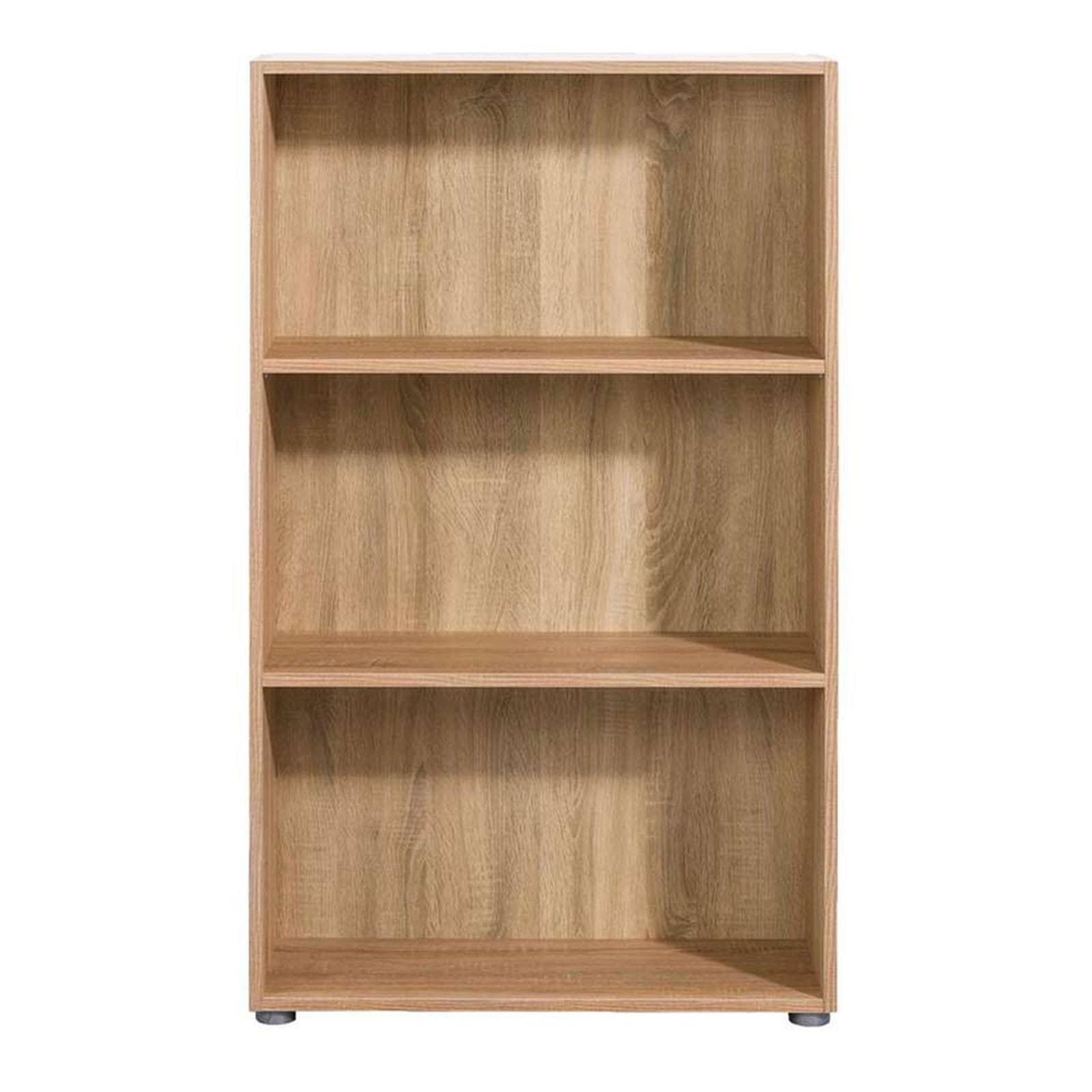 Libreria Bassa in legno da ufficio e cameretta arredamento interno h 119 cm "Made in Italy" in Librerie Decor Space - Altamura, commercioVirtuoso.it