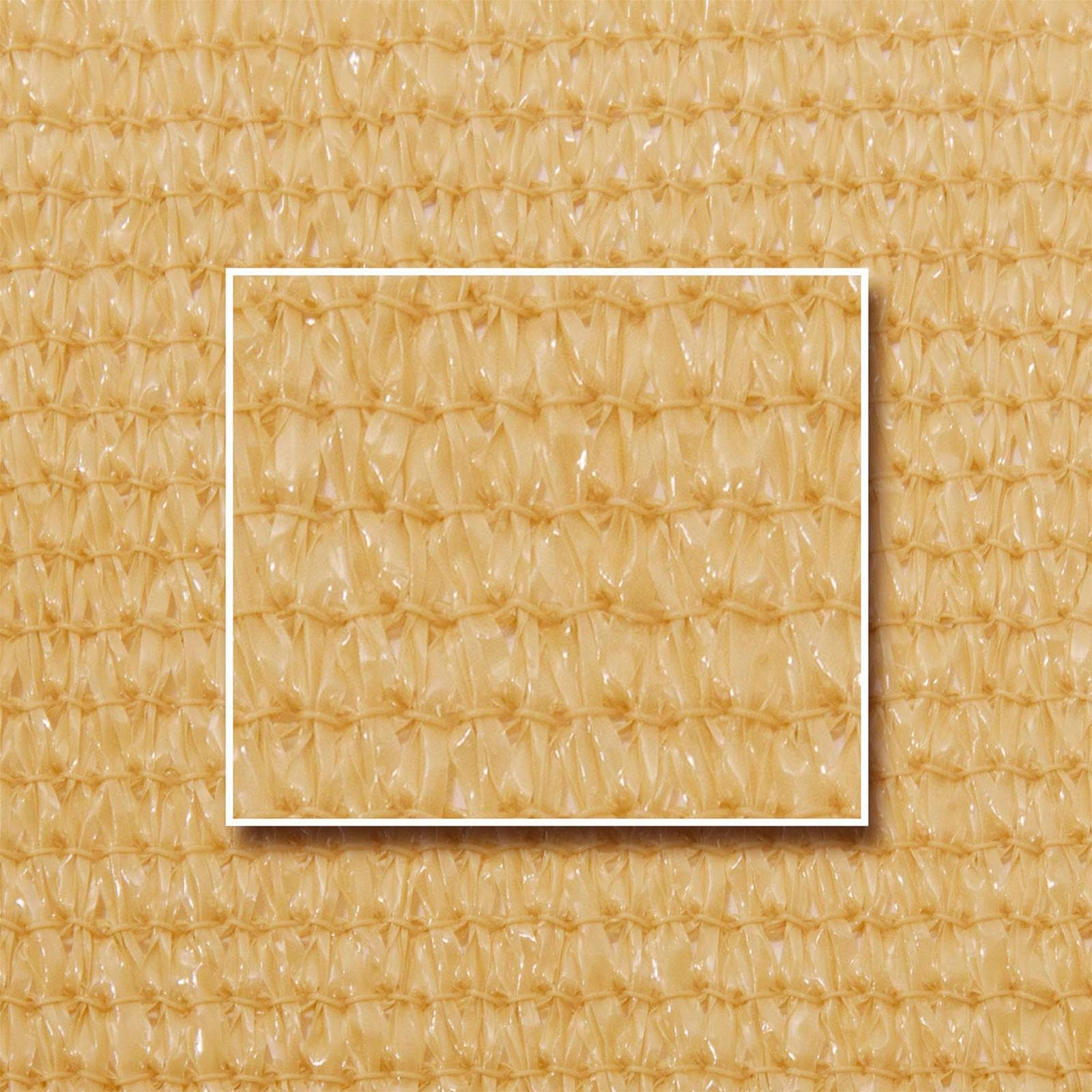 Tenda a vela triangolare Beige, Rete ombreggiante resistente ai raggi uv in Vele parasole Decor Space - Altamura, commercioVirtuoso.it