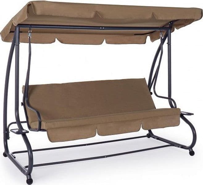 Dondolo "Martynica" 3 posti altalena da giardino e veranda reclinabile a letto in Dondoli coperti Decor Space - Altamura, commercioVirtuoso.it