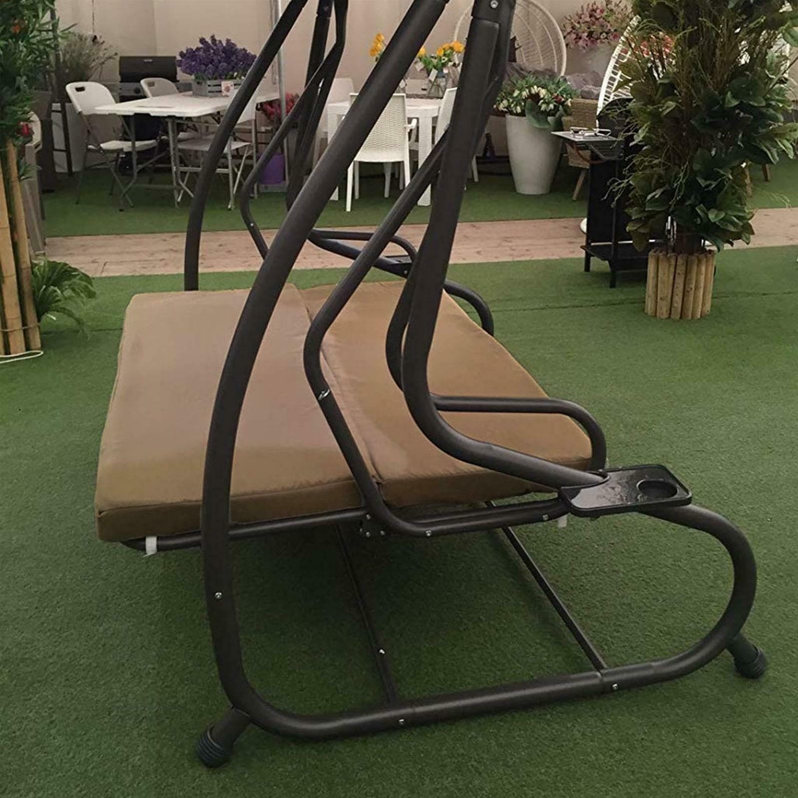Dondolo "Martynica" 3 posti altalena da giardino e veranda reclinabile a letto in Dondoli coperti Decor Space - Altamura, commercioVirtuoso.it