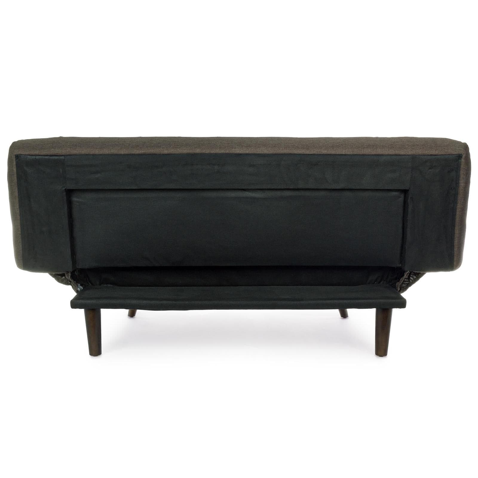 Divano letto 3 posti "Dive" marrone in tessuto con braccioli regolabili Casa e cucina/Arredamento/Soggiorno/Divani Decor Space - Altamura, Commerciovirtuoso.it
