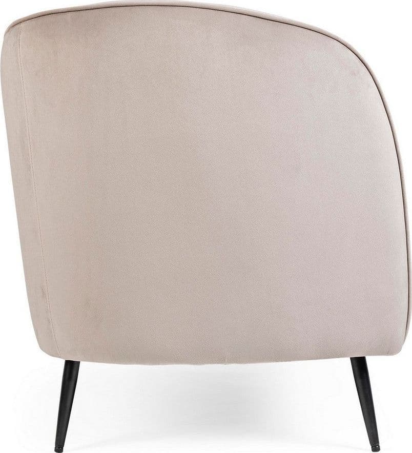 Divano in velluto 2 posti "Candis" con piedi neri 163 cm in Divani Decor Space - Altamura, commercioVirtuoso.it