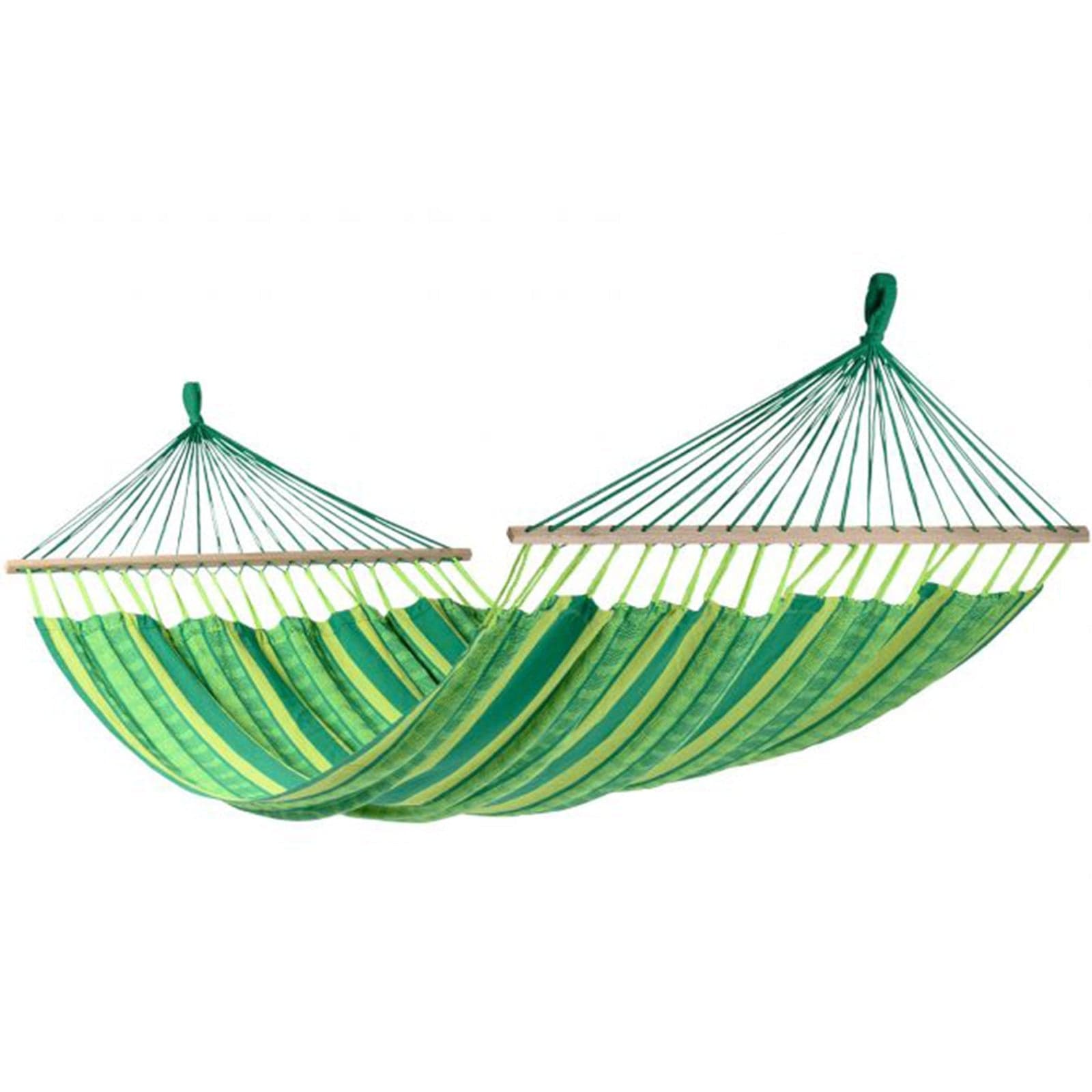 Amaca in tessuto singola 200 x 80 cm, 1 posto dondolo da giardino con asta in legno - 8
