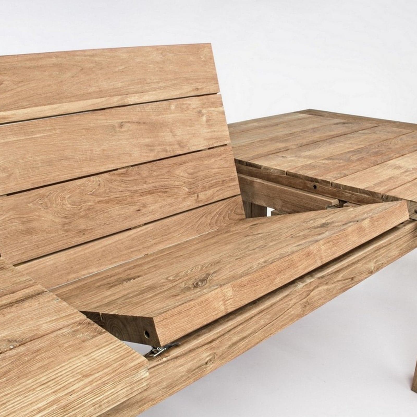 Tavolo allungabile "Bounty" in legno di Teak Riciclato da giardino 180/250 x 100 cm in Tavoli standard Decor Space - Altamura, commercioVirtuoso.it