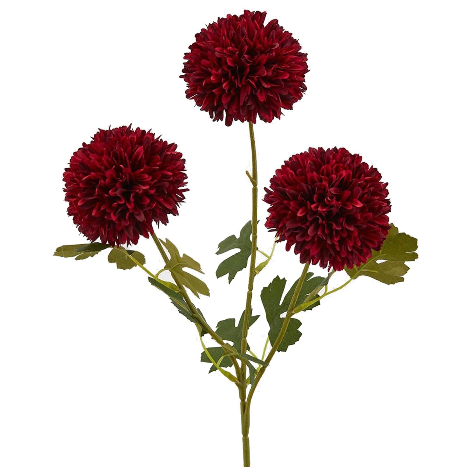 Fiore artificiale "Dalia" effetto realistico con stelo e foglie verdi  h 65 cm Casa e cucina/Decorazioni per interni/Piante e fiori artificiali/Fiori artificiali Decor Space - Altamura, Commerciovirtuoso.it