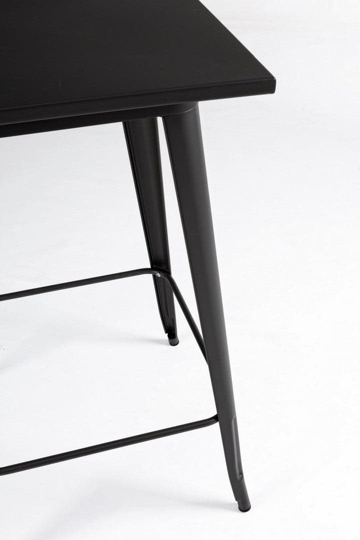 Tavolo quadrato da bar Minnesota in acciaio laminato da 103 cm in Tavoli da sala da pranzo Decor Space - Altamura, commercioVirtuoso.it