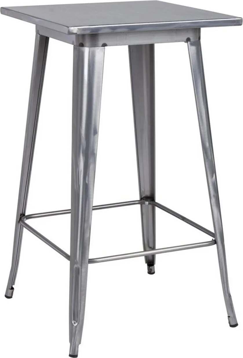 Tavolo quadrato da bar Minnesota in acciaio laminato da 103 cm Casa e cucina/Arredamento/Sala da pranzo/Tavoli da sala da pranzo Decor Space - Altamura, Commerciovirtuoso.it