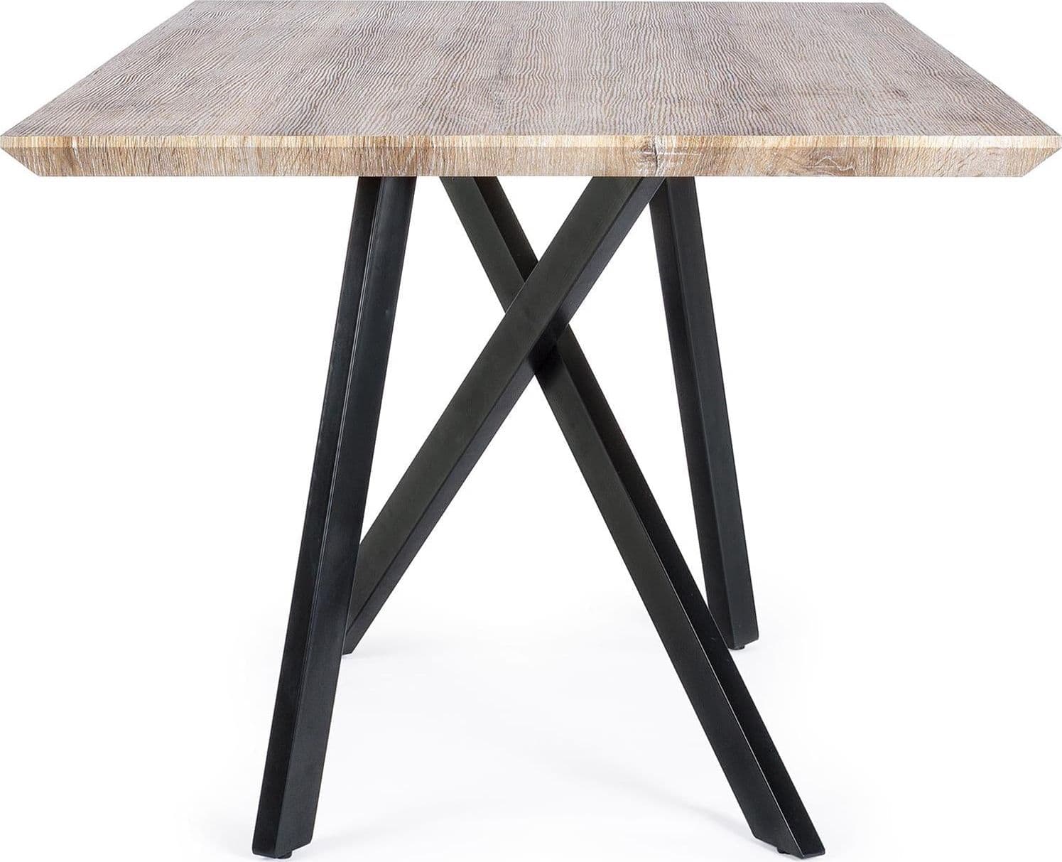 Tavolo in legno "Zeno" da pranzo per interno da 160 cm arredamento cucina e soggiorno in Tavoli da sala da pranzo Decor Space - Altamura, commercioVirtuoso.it