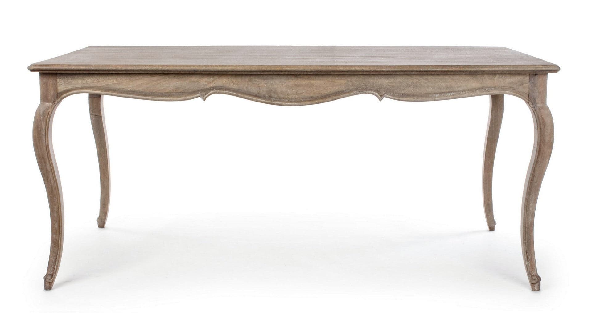 Tavolo Malika rettangolare in legno di mango finitura a base di nitrocellulosa da 175 x 90 cm in Tavoli da sala da pranzo Decor Space - Altamura, commercioVirtuoso.it