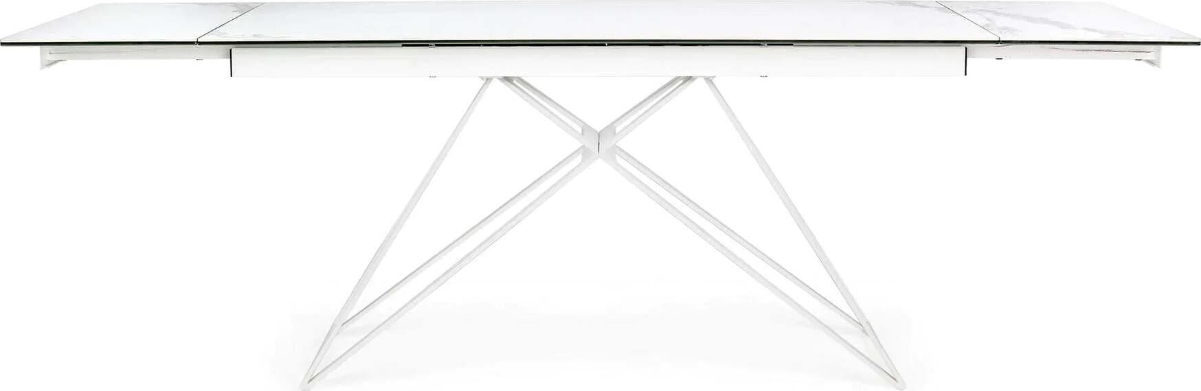 Tavolo Quasar allungabile rettangolare con piano in ceramica con supporto in vetro temperato da 160-240 x 90 cm Casa e cucina/Arredamento/Sala da pranzo/Tavoli da sala da pranzo Decor Space - Altamura, Commerciovirtuoso.it