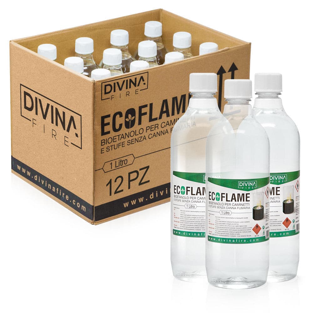 Bioetanolo inodore e antifumo, combustibile Ecologico per biocamino e stufa in Caminetti gel ed etanolo Decor Space - Altamura, commercioVirtuoso.it