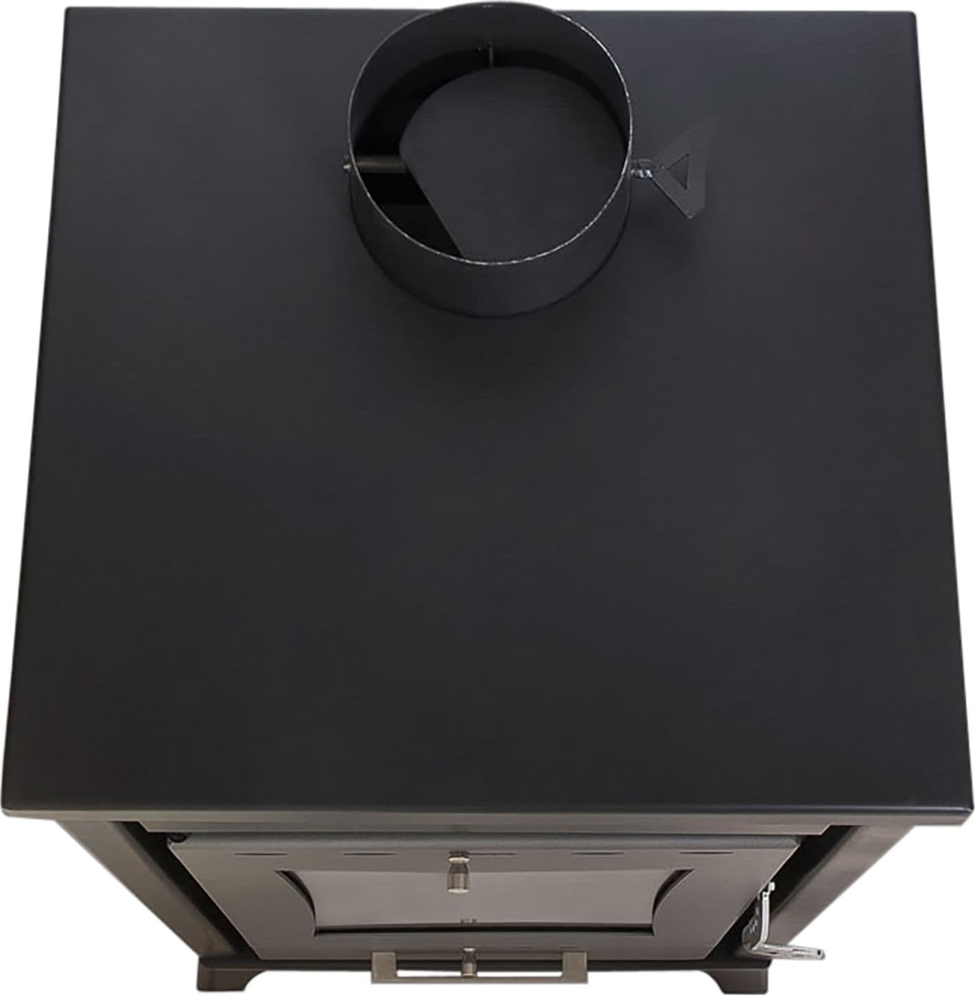 Stufa a legna "Efesto" 15 kW in acciaio verniciato caminetto h 91 cm - 5
