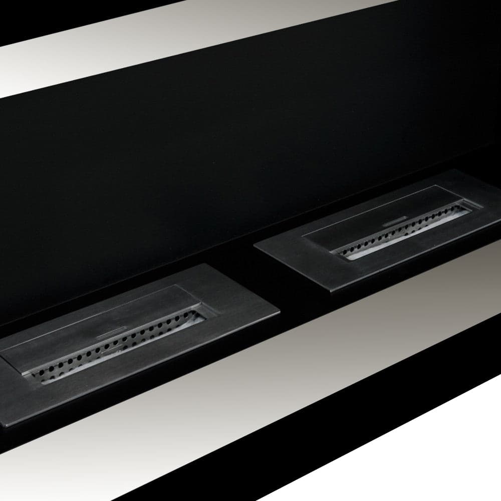 Camino a Bioetanolo da incasso "Pechino" in Acciaio Inox da 7 Kw arredamento Moderno 90 cm in Caminetti gel ed etanolo Decor Space - Altamura, commercioVirtuoso.it