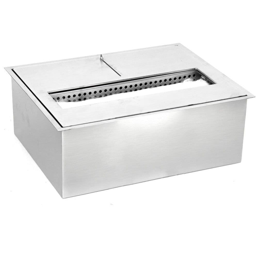 Bruciatore a Bioetanolo in Acciaio Inox serbatoio da incasso con lana di roccia da 10 lt in Caminetti gel ed etanolo Decor Space - Altamura, commercioVirtuoso.it
