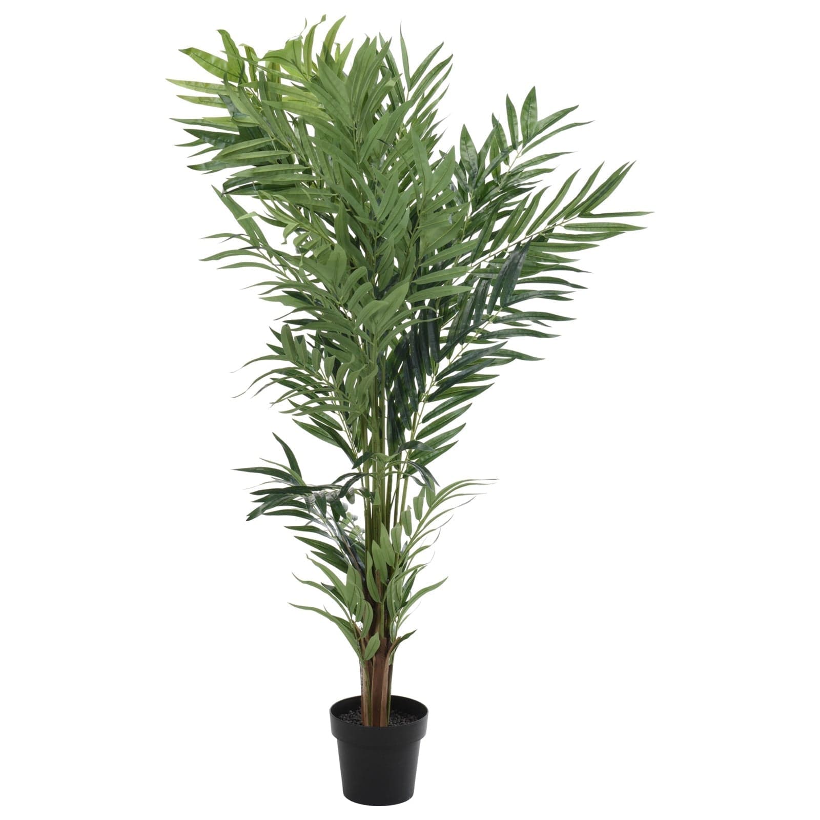 Pianta artificiale felce con vaso decorativo da interno h 150 cm