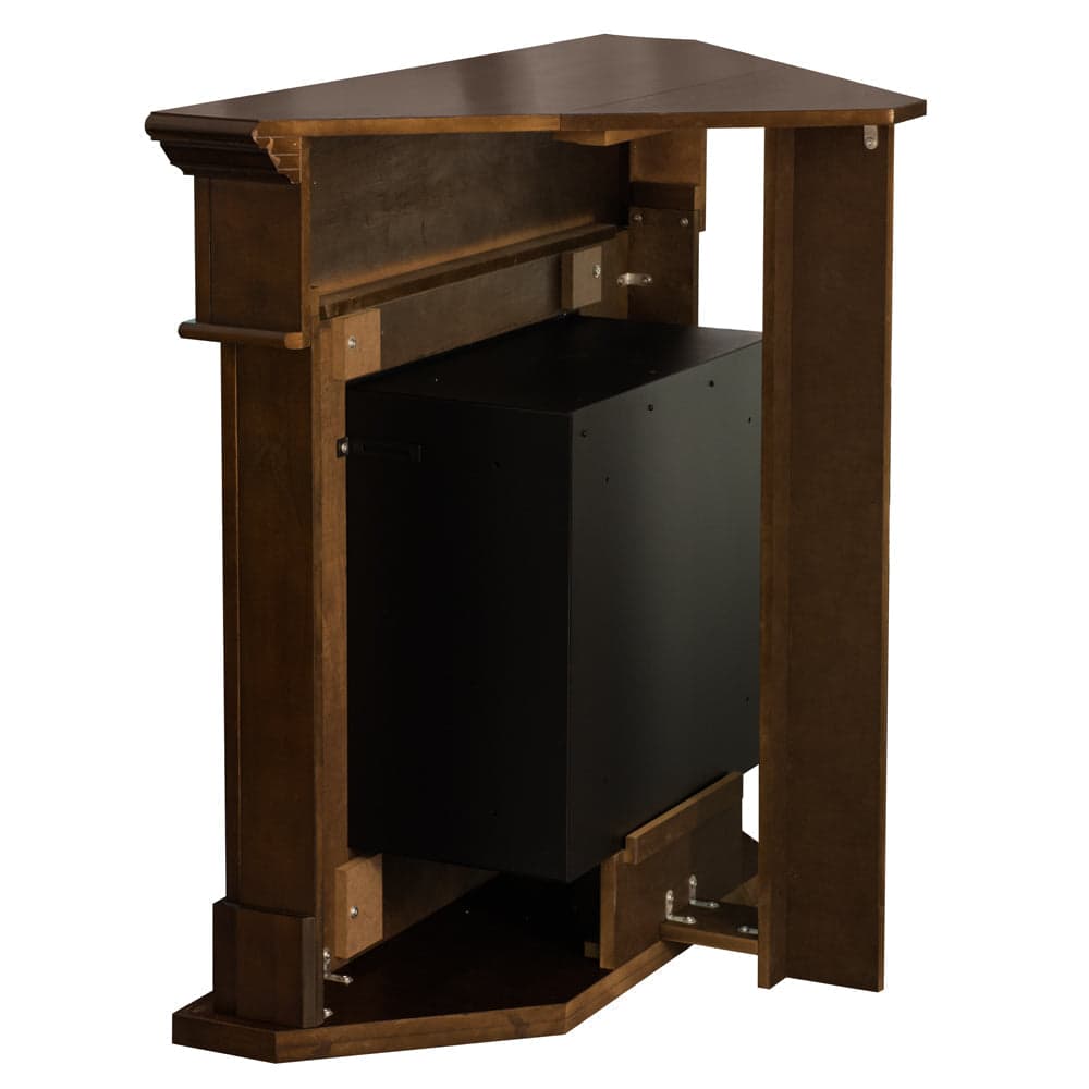 Camino a Bioetanolo Angolare "Ford" in legno 3,4 Kw per arredamento Moderno in Caminetti gel ed etanolo Decor Space - Altamura, commercioVirtuoso.it