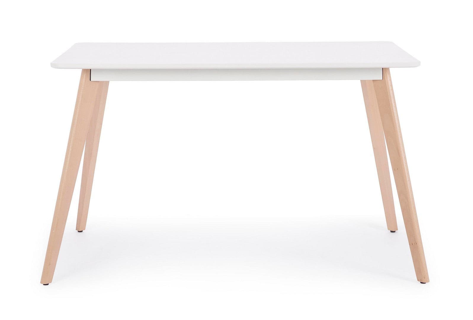 Tavolo Michelangelo con gambe in legno di faggio, piano in mdf opaco in Tavoli da sala da pranzo Decor Space - Altamura, commercioVirtuoso.it