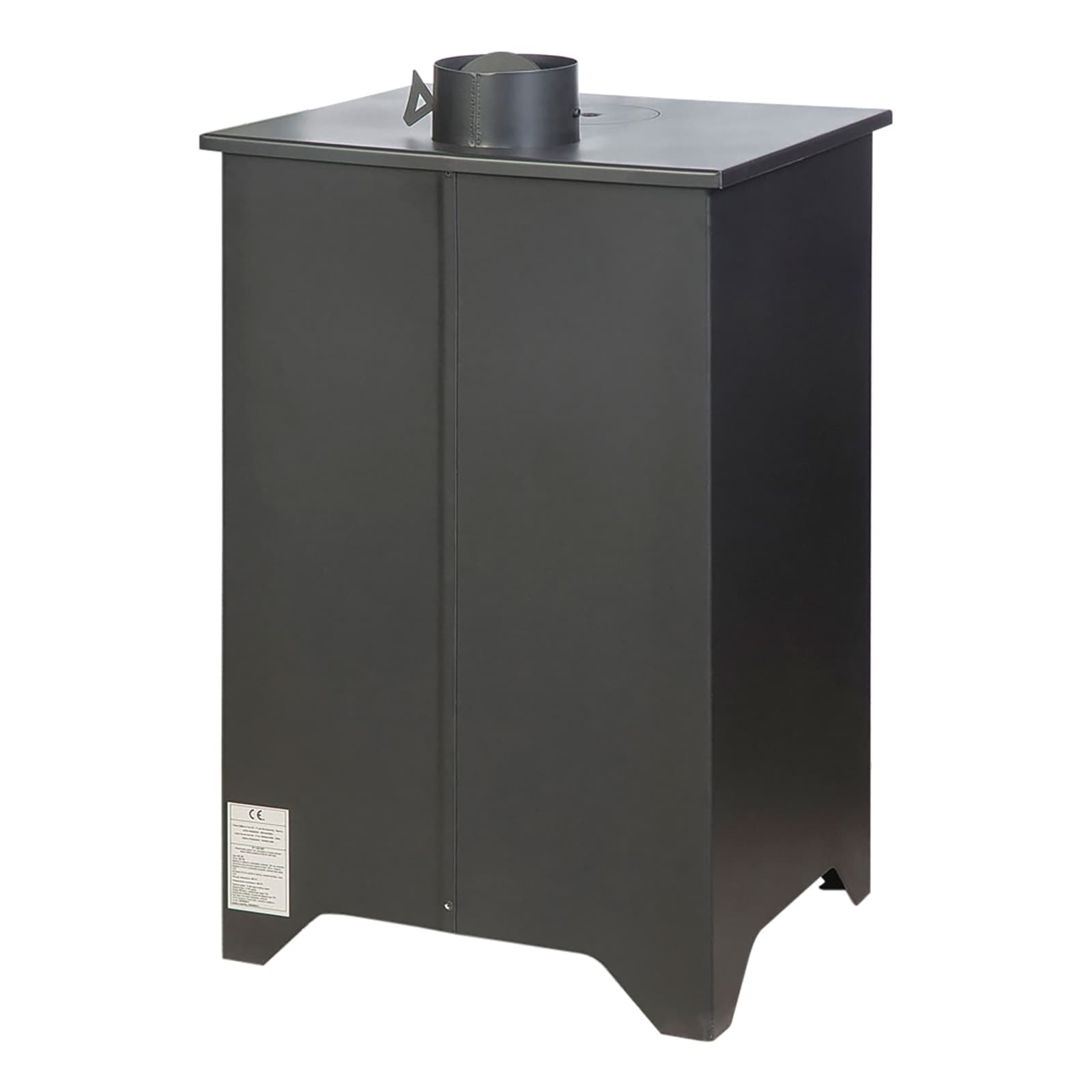 Stufa a legna "Apollo" 14,8 kw con forno in acciaio verniciato h 91 cm in Impianti di riscaldamento a combustibile solido Decor Space - Altamura, commercioVirtuoso.it
