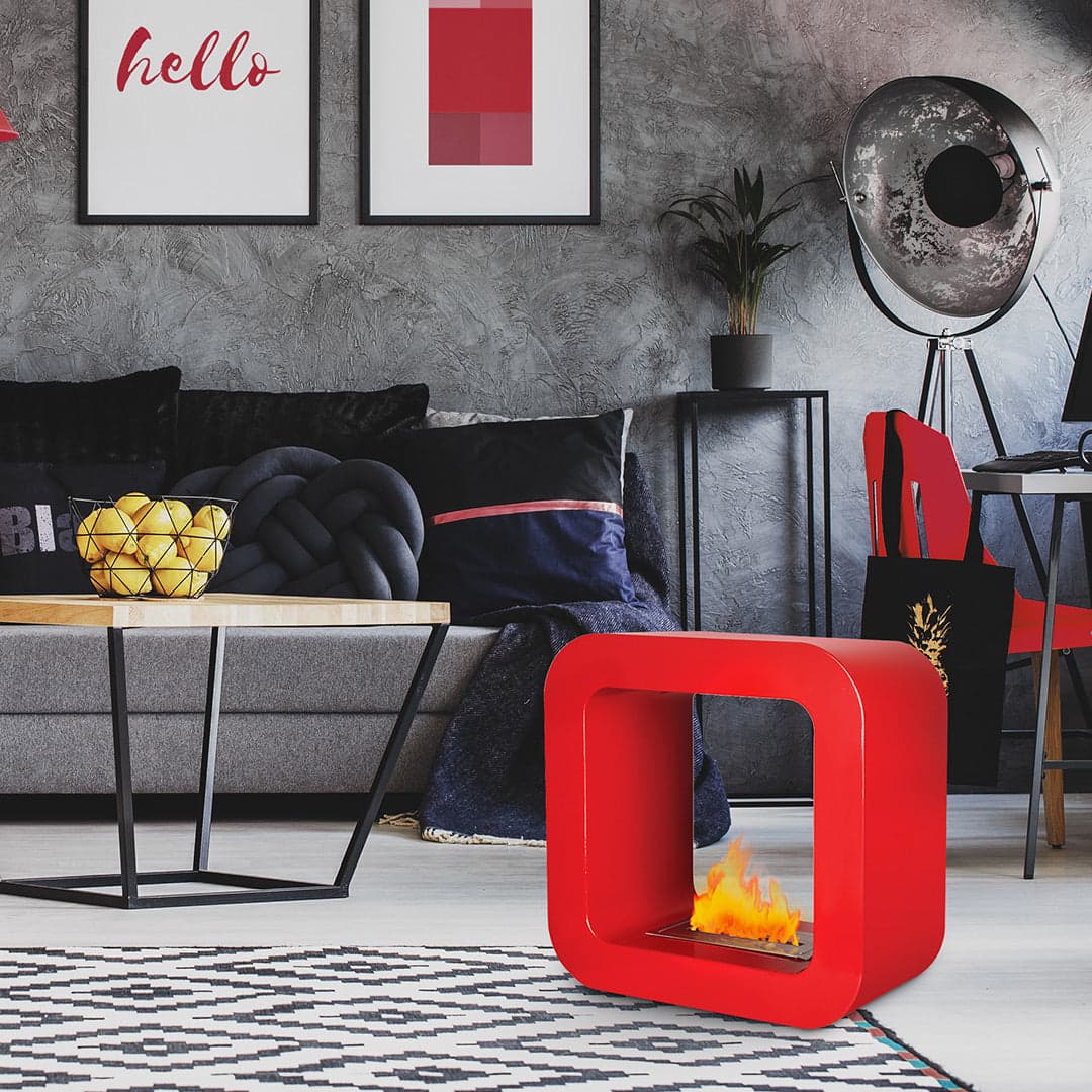 Camino a Bioetanolo da Tavolo "Bruxelles" in Acciaio da 2,5 Kw arredamento Moderno in Caminetti gel ed etanolo Decor Space - Altamura, commercioVirtuoso.it