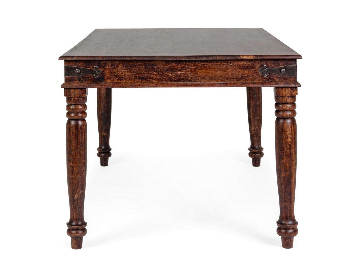Tavolo Jaipur rettangolare, con gambe, piano in legno massiccio, stile fusion in Tavoli da sala da pranzo Decor Space - Altamura, commercioVirtuoso.it