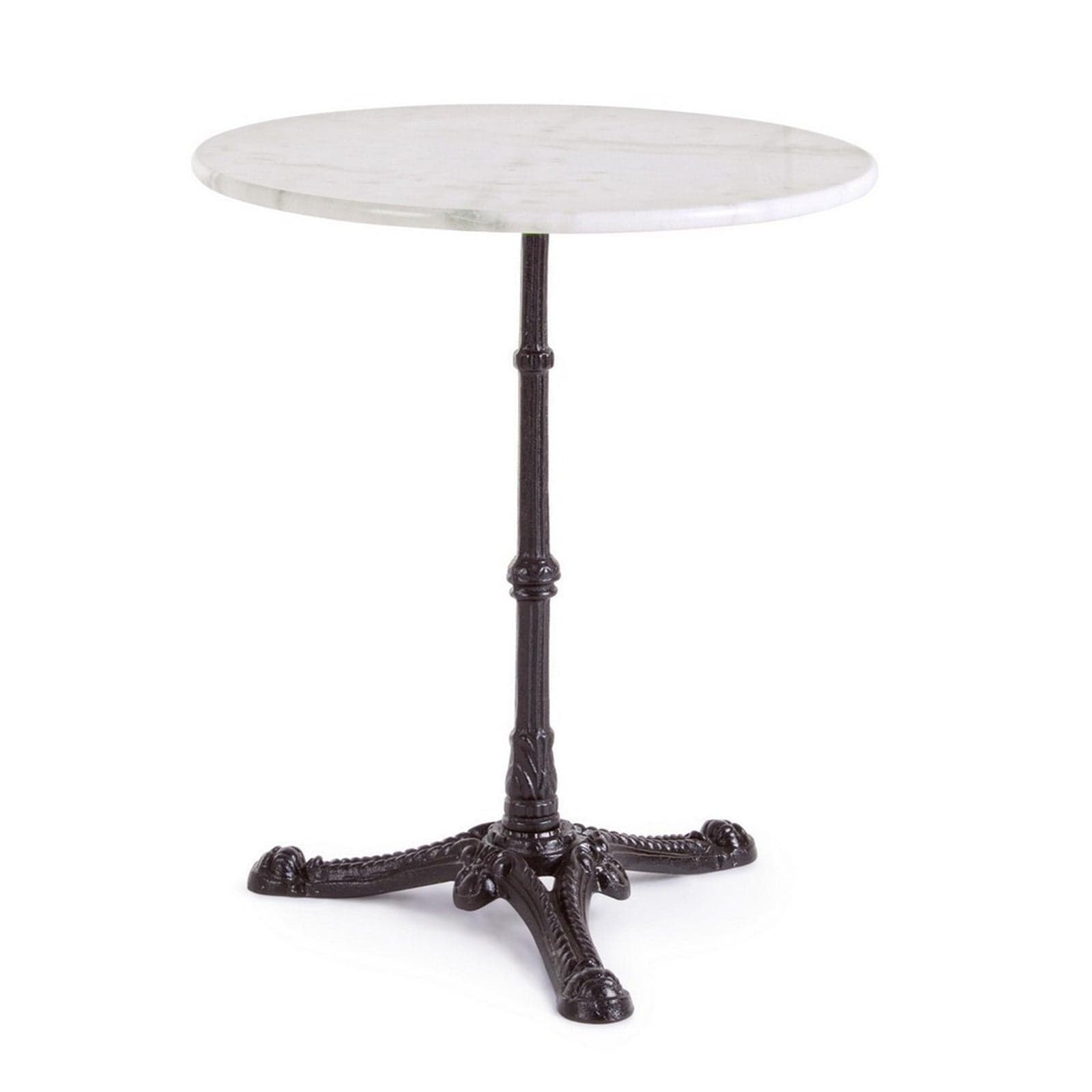 Tavolo Loren elegante, con struttura in lega di acciaio, piano in marmo - 14