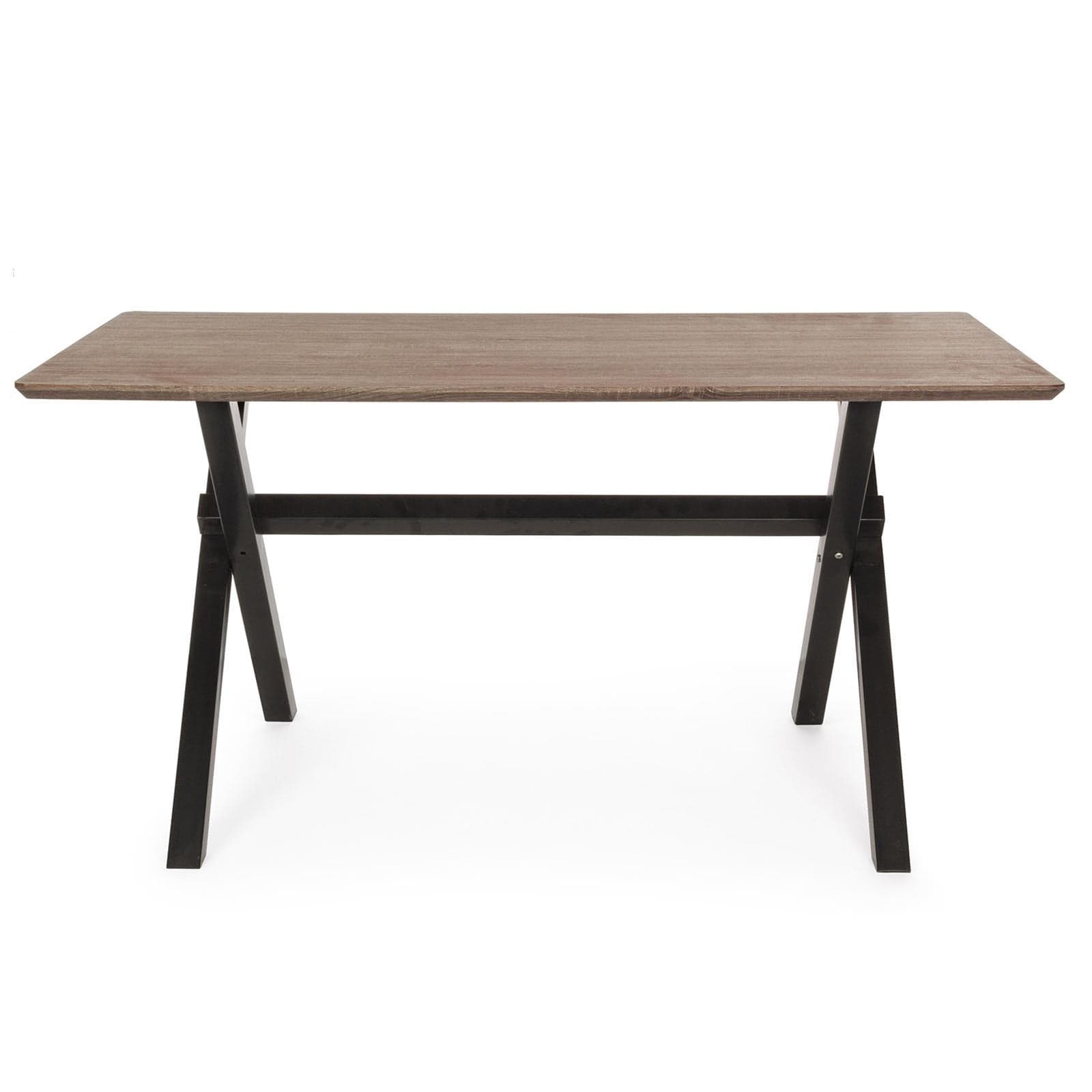 Tavolo in legno INTERNO RETTANGOLARE 150 X 90 PRANZO CASA ARREDAMENTO PHILOS SCURO