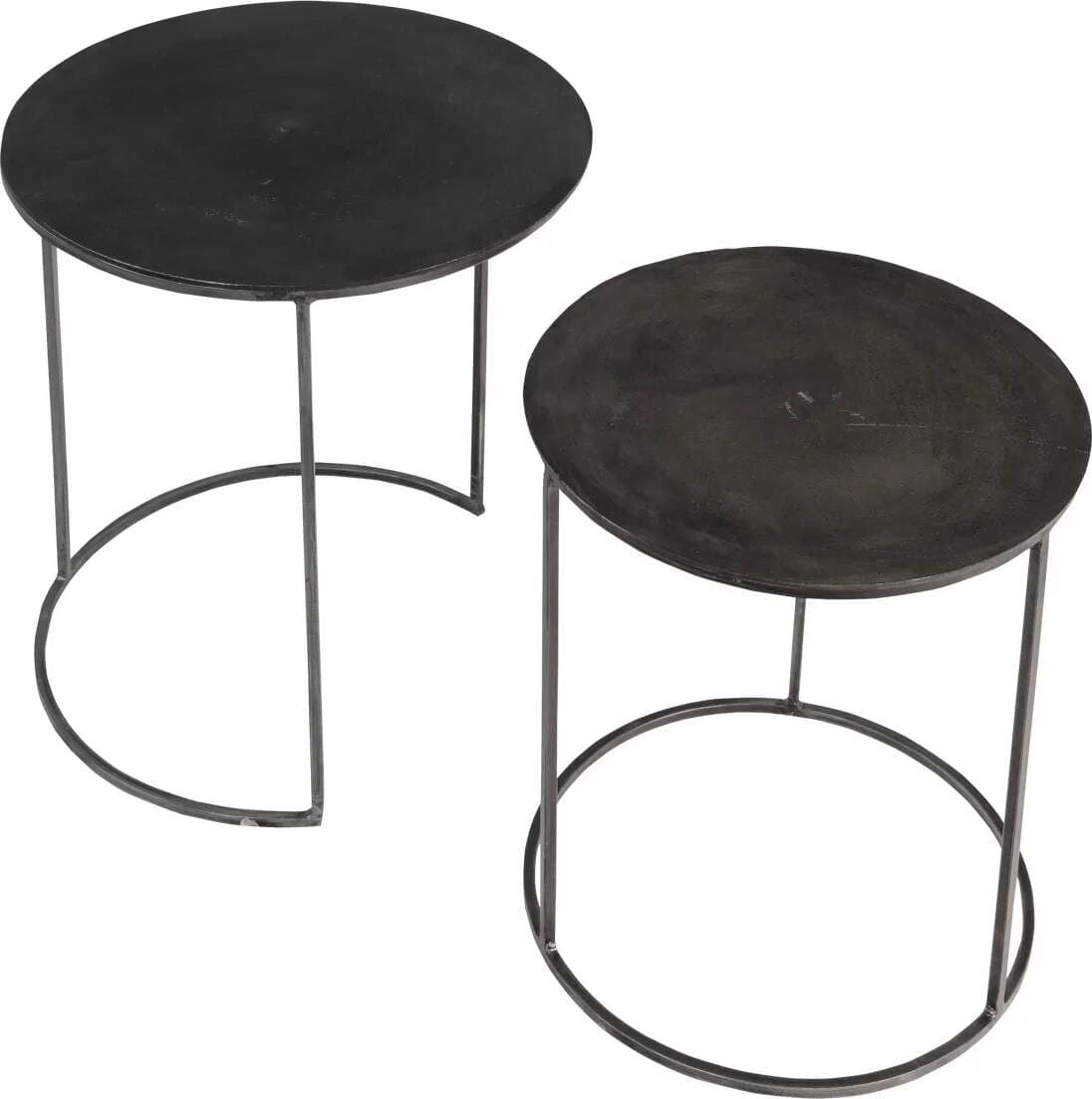 Tavolini Da Salotto Moderno in Metallo Anticato H 53 Cm Prodotto Artigianale Casa e cucina/Arredamento/Soggiorno/Tavoli e tavolini/Console e tavoli da divano Decor Space - Altamura, Commerciovirtuoso.it