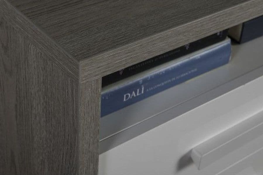 Scrivania con cassetti in legno da ufficio e stanzetta 110 cm postazione porta pc in Scrivanie Decor Space - Altamura, commercioVirtuoso.it