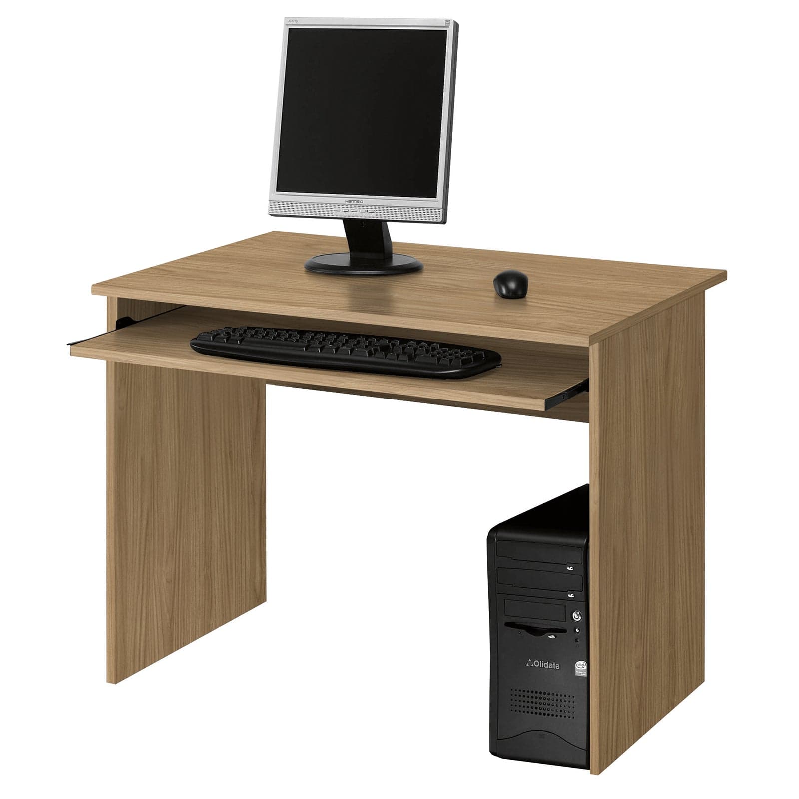 Scrivania con vano estraibile 81 x 52 cm postazione porta PC per cameretta Made in Italy in Scrivanie Decor Space - Altamura, commercioVirtuoso.it