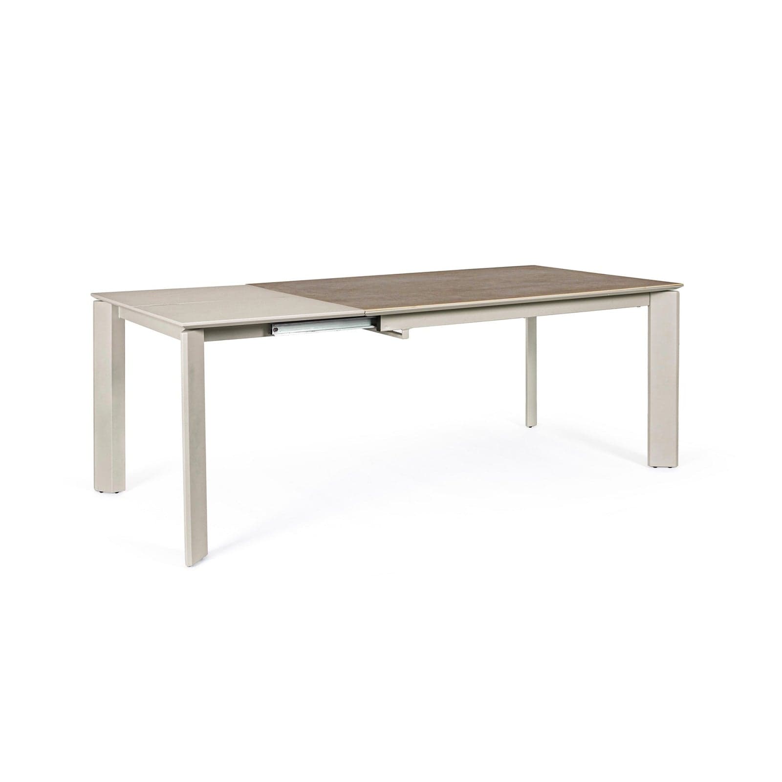 Tavolo "Briva" allungabile rettangolare con piano in ceramica e supporto in mdf - 23