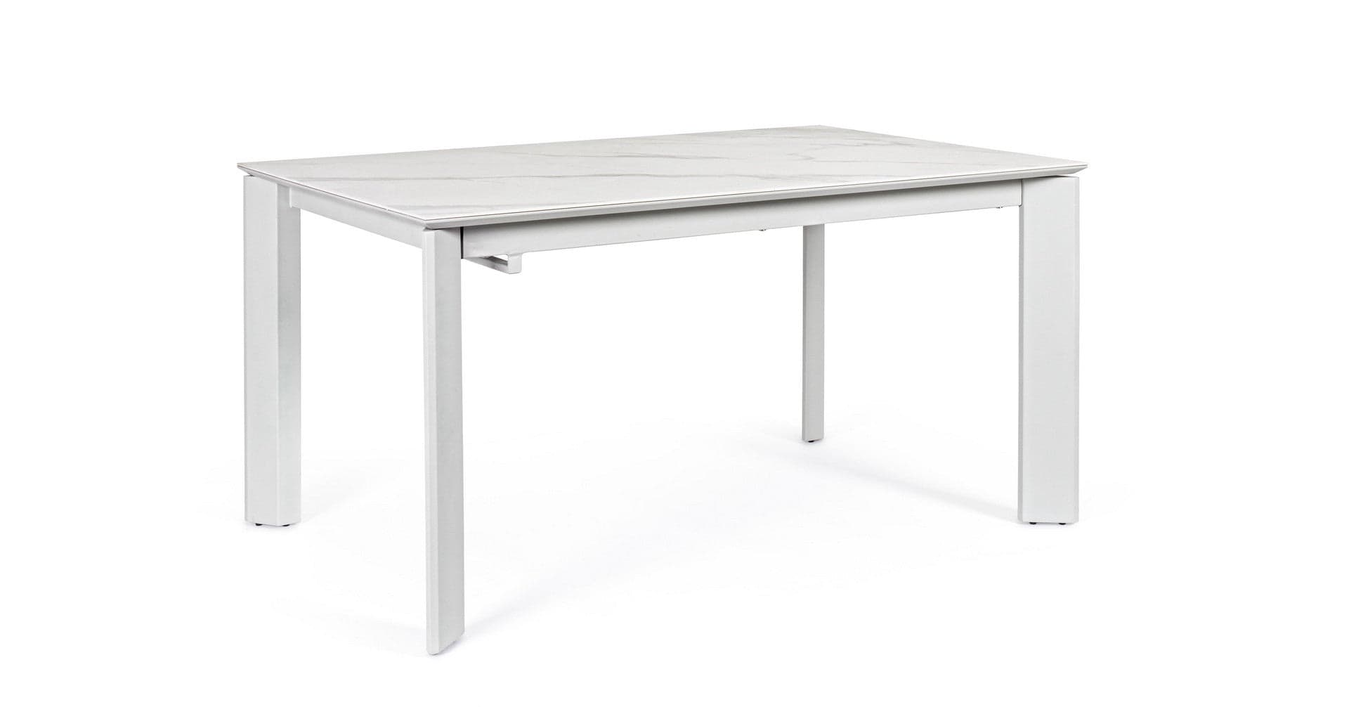 Tavolo "Briva" allungabile rettangolare con piano in ceramica e supporto in mdf in Tavoli da sala da pranzo Decor Space - Altamura, commercioVirtuoso.it