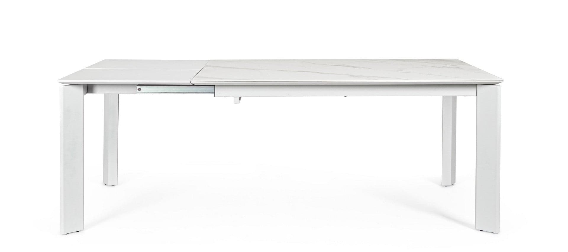 Tavolo "Briva" allungabile rettangolare con piano in ceramica e supporto in mdf in Tavoli da sala da pranzo Decor Space - Altamura, commercioVirtuoso.it