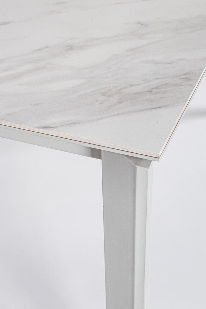 Tavolo "Briva" allungabile rettangolare con piano in ceramica e supporto in mdf in Tavoli da sala da pranzo Decor Space - Altamura, commercioVirtuoso.it