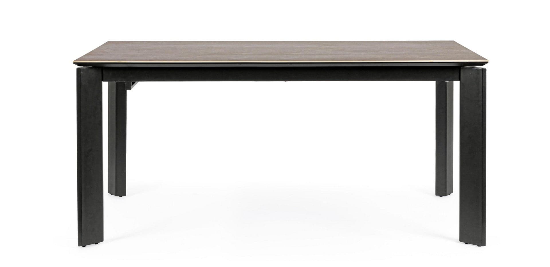 Tavolo "Briva" allungabile rettangolare con piano in ceramica e supporto in mdf in Tavoli da sala da pranzo Decor Space - Altamura, commercioVirtuoso.it