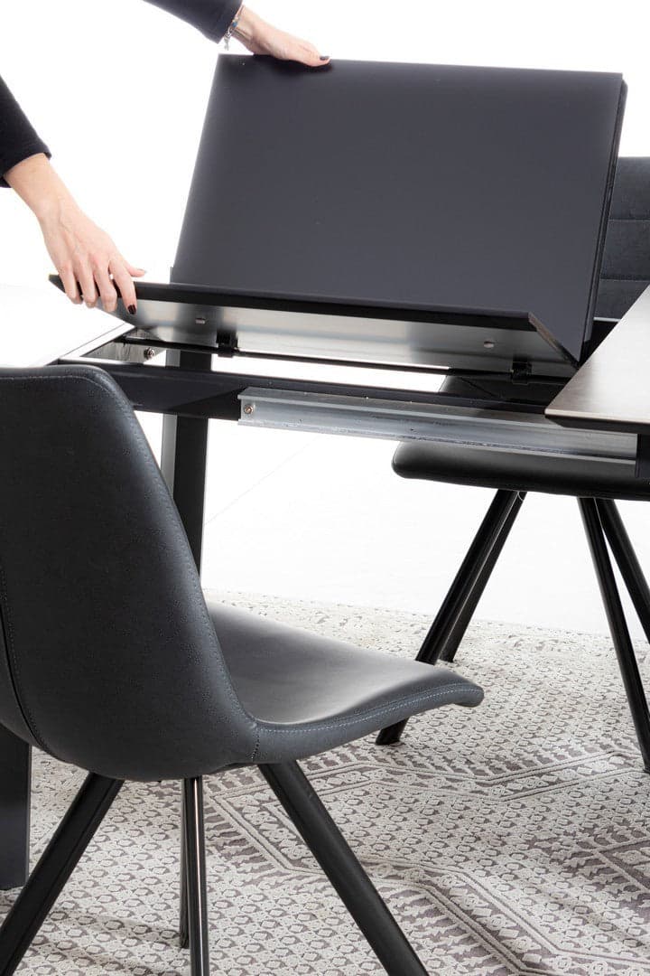 Tavolo "Briva" allungabile rettangolare con piano in ceramica e supporto in mdf - 25