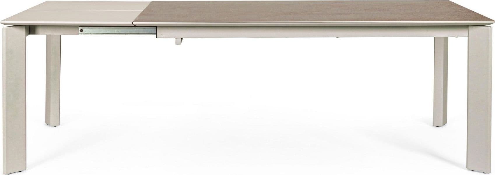 Tavolo "Briva" allungabile rettangolare con piano in ceramica e supporto in mdf - 34