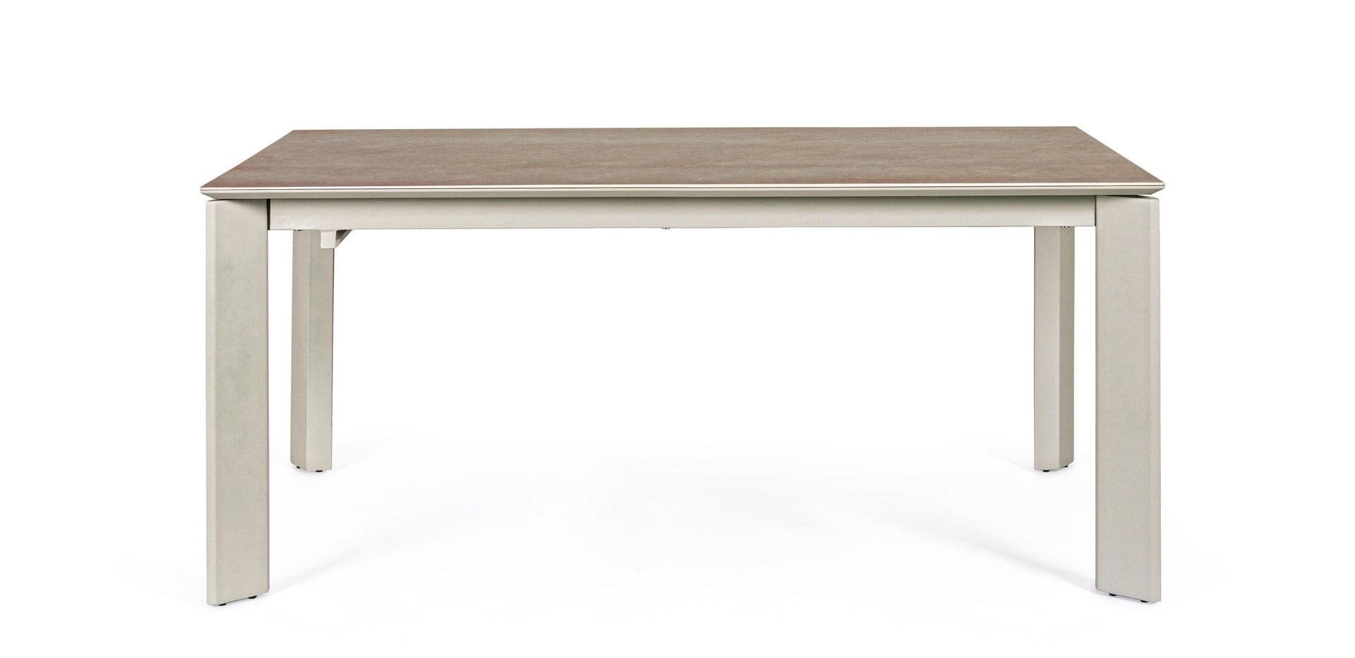 Tavolo "Briva" allungabile rettangolare con piano in ceramica e supporto in mdf - 35