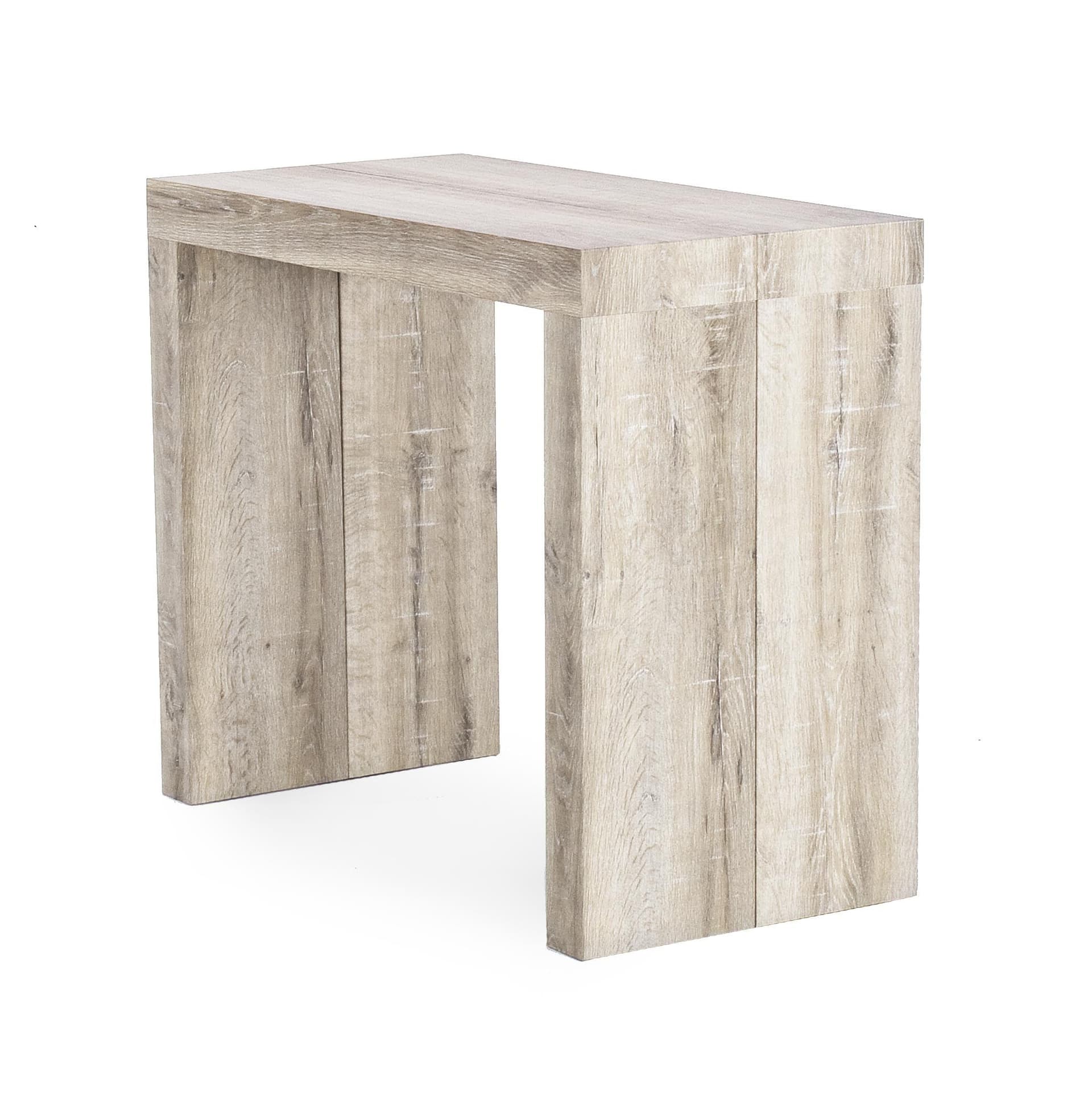 Tavolo consolle allungabile in legno "Kenya" da pranzo per interno 45\270 cm arredamento cucina e soggiorno in Tavoli da sala da pranzo Decor Space - Altamura, commercioVirtuoso.it