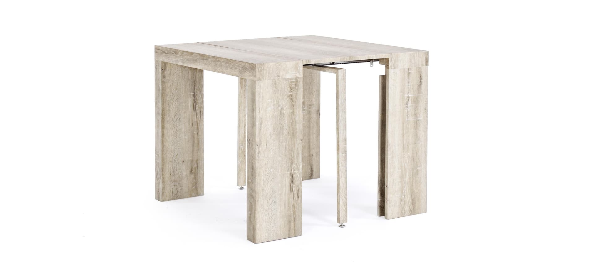 Tavolo consolle allungabile in legno "Kenya" da pranzo per interno 45\270 cm arredamento cucina e soggiorno in Tavoli da sala da pranzo Decor Space - Altamura, commercioVirtuoso.it