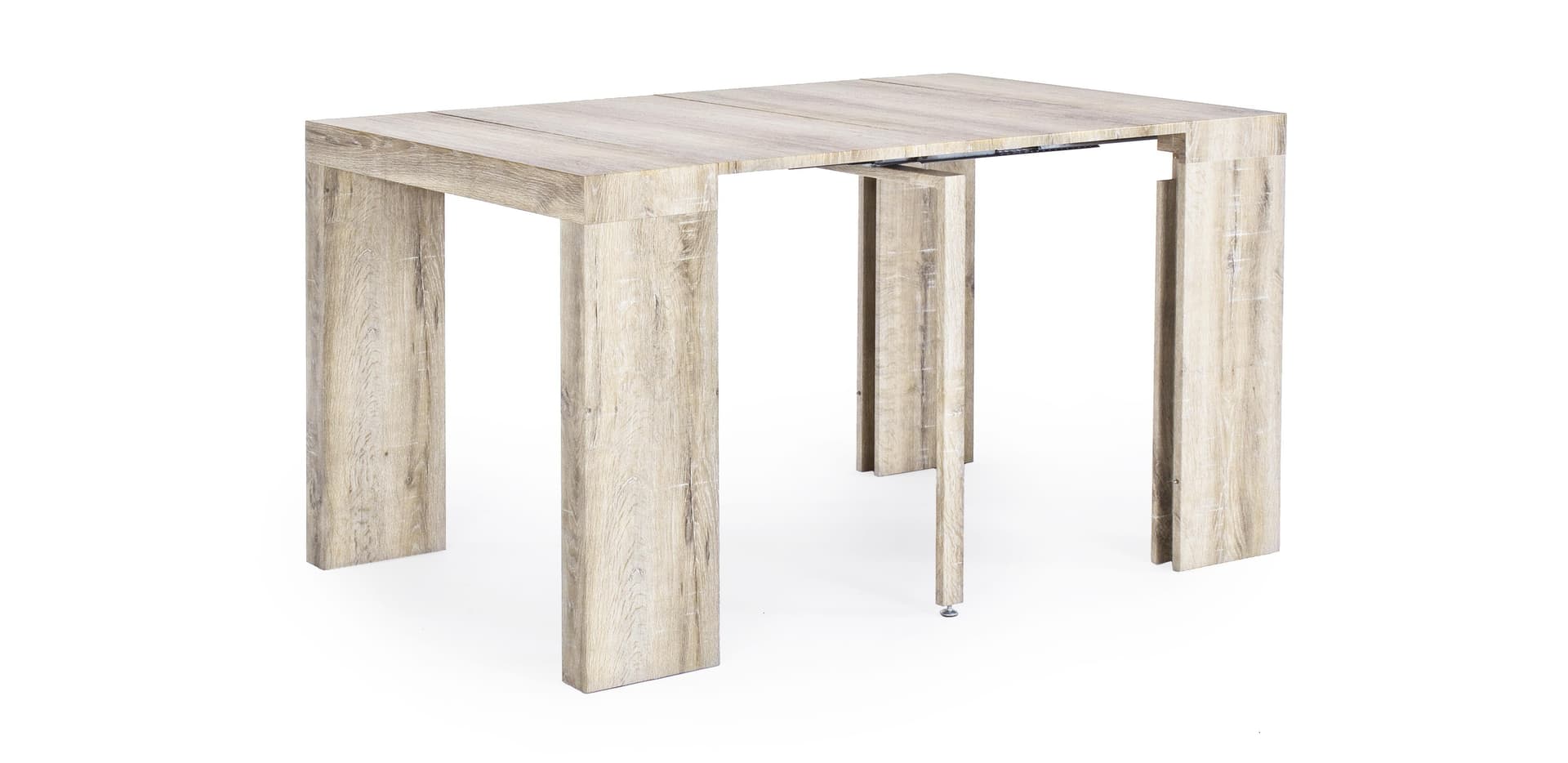 Tavolo consolle allungabile in legno "Kenya" da pranzo per interno 45\270 cm arredamento cucina e soggiorno in Tavoli da sala da pranzo Decor Space - Altamura, commercioVirtuoso.it