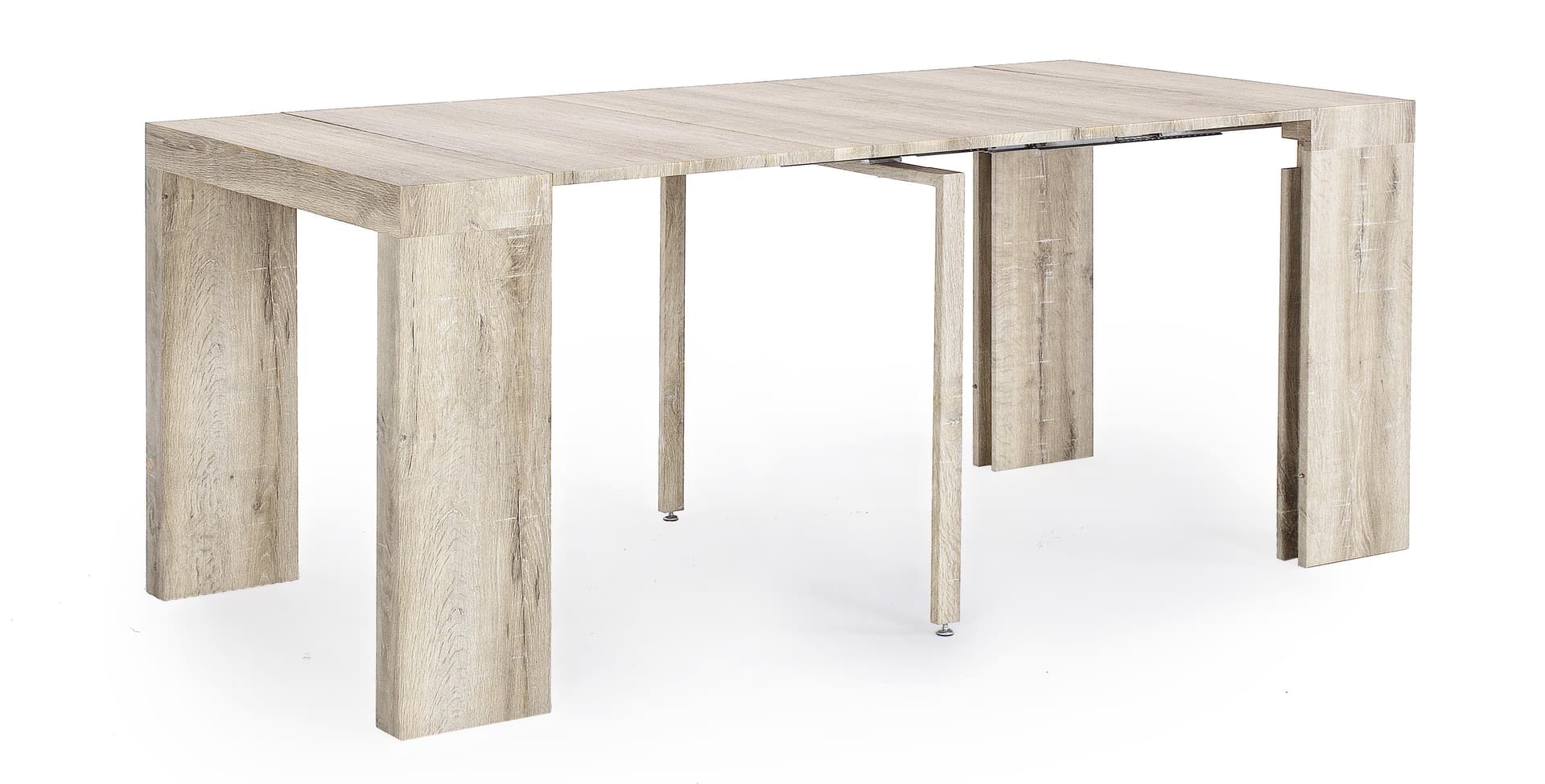 Tavolo consolle allungabile in legno "Kenya" da pranzo per interno 45\270 cm arredamento cucina e soggiorno in Tavoli da sala da pranzo Decor Space - Altamura, commercioVirtuoso.it
