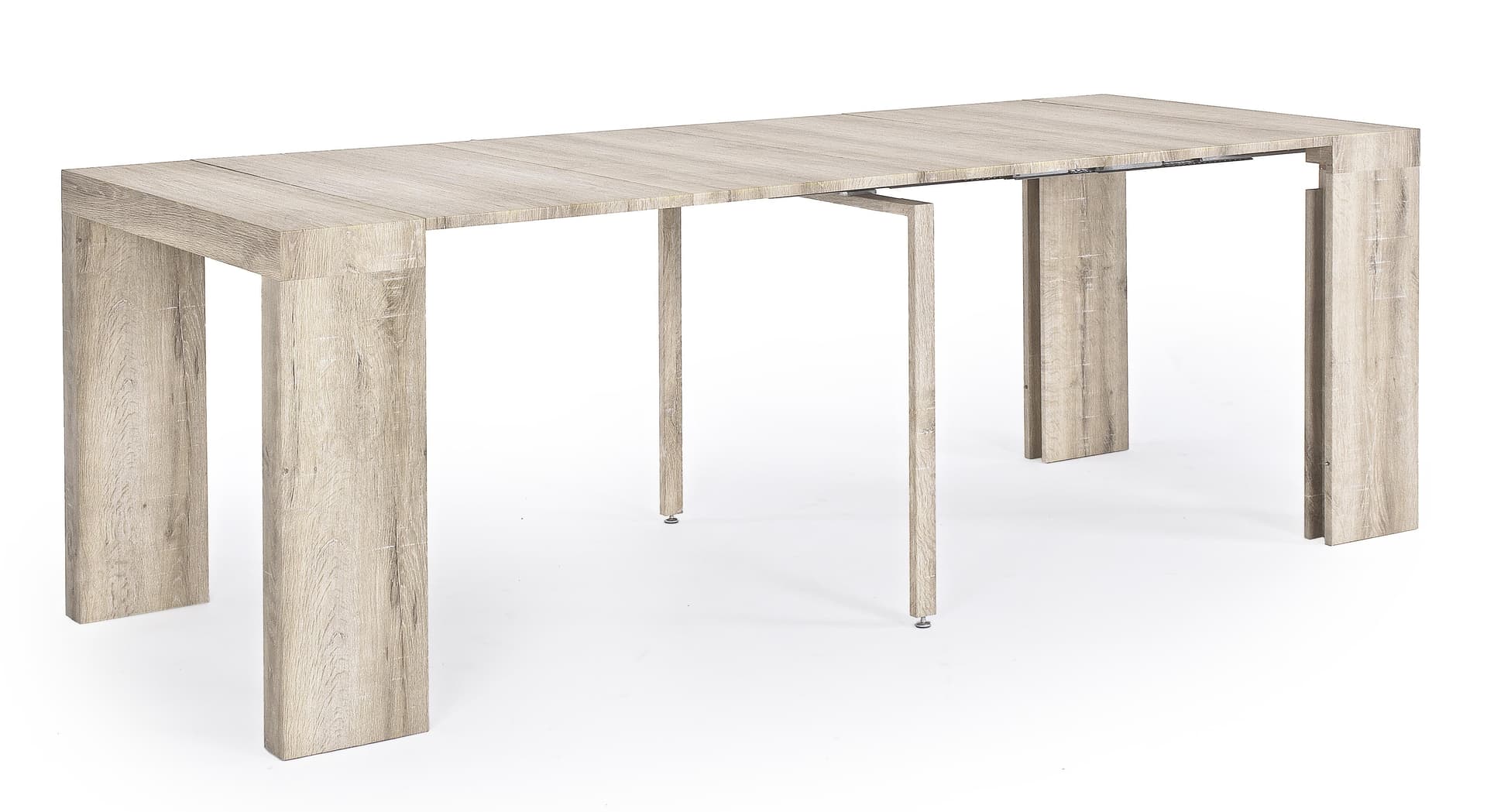Tavolo consolle allungabile in legno "Kenya" da pranzo per interno 45\270 cm arredamento cucina e soggiorno in Tavoli da sala da pranzo Decor Space - Altamura, commercioVirtuoso.it