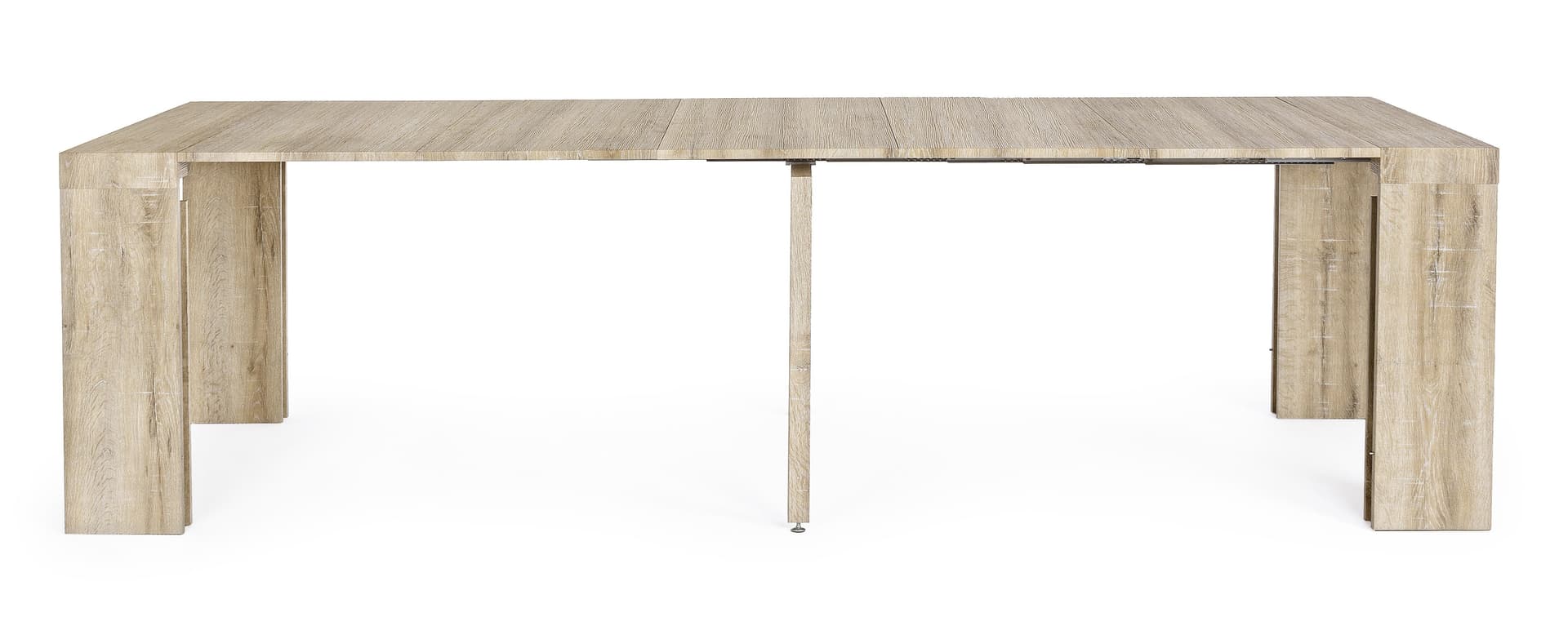 Tavolo consolle allungabile in legno "Kenya" da pranzo per interno 45\270 cm arredamento cucina e soggiorno in Tavoli da sala da pranzo Decor Space - Altamura, commercioVirtuoso.it
